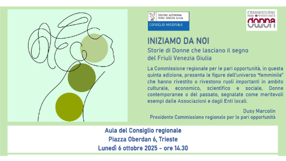 “Iniziamo da noi. Storie di Donne del FVG”
