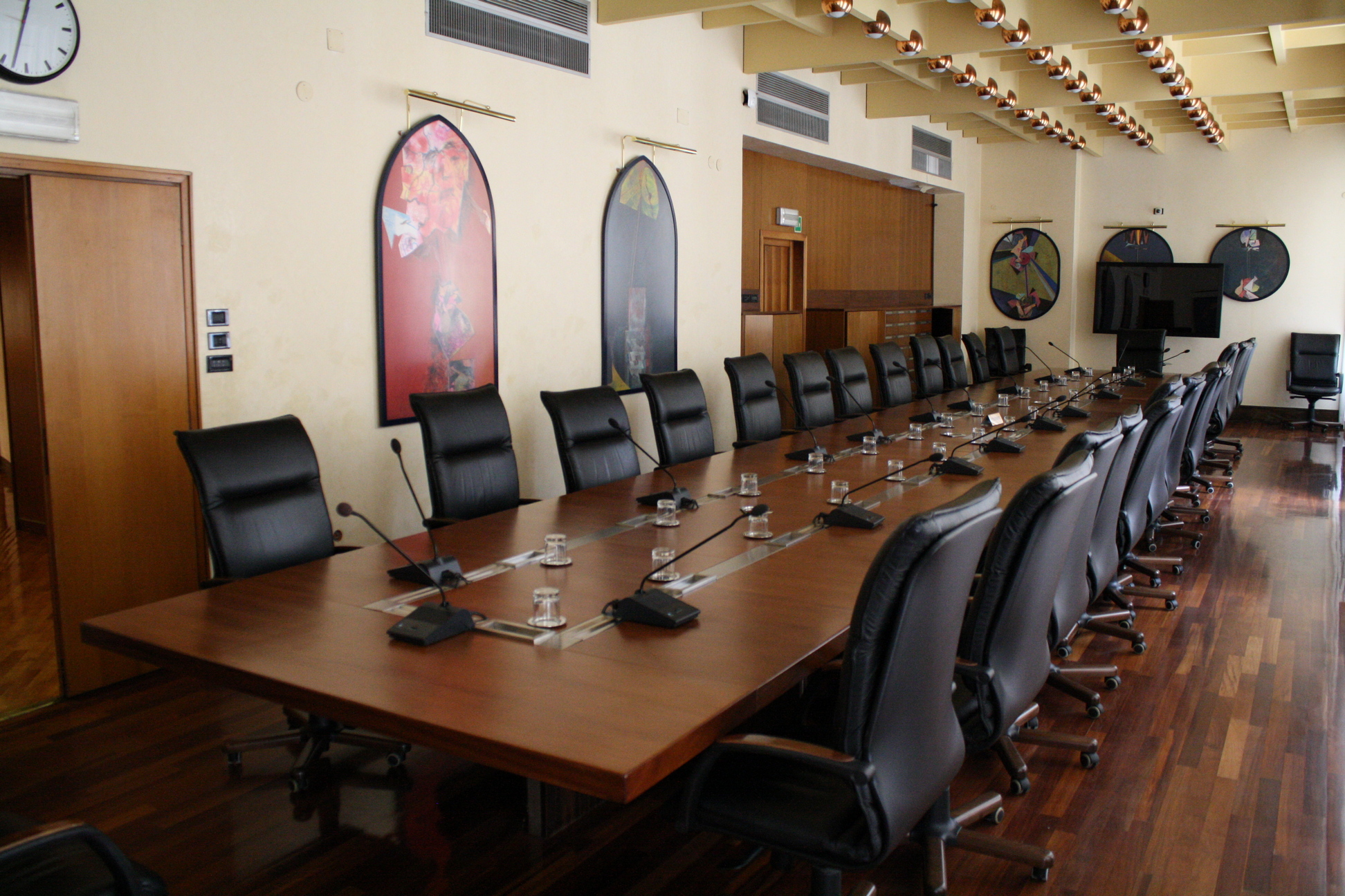 La Sala Gialla del Consiglio regionale