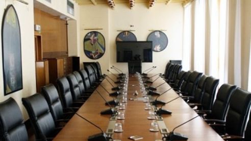 La Sala Gialla del Consiglio regionale