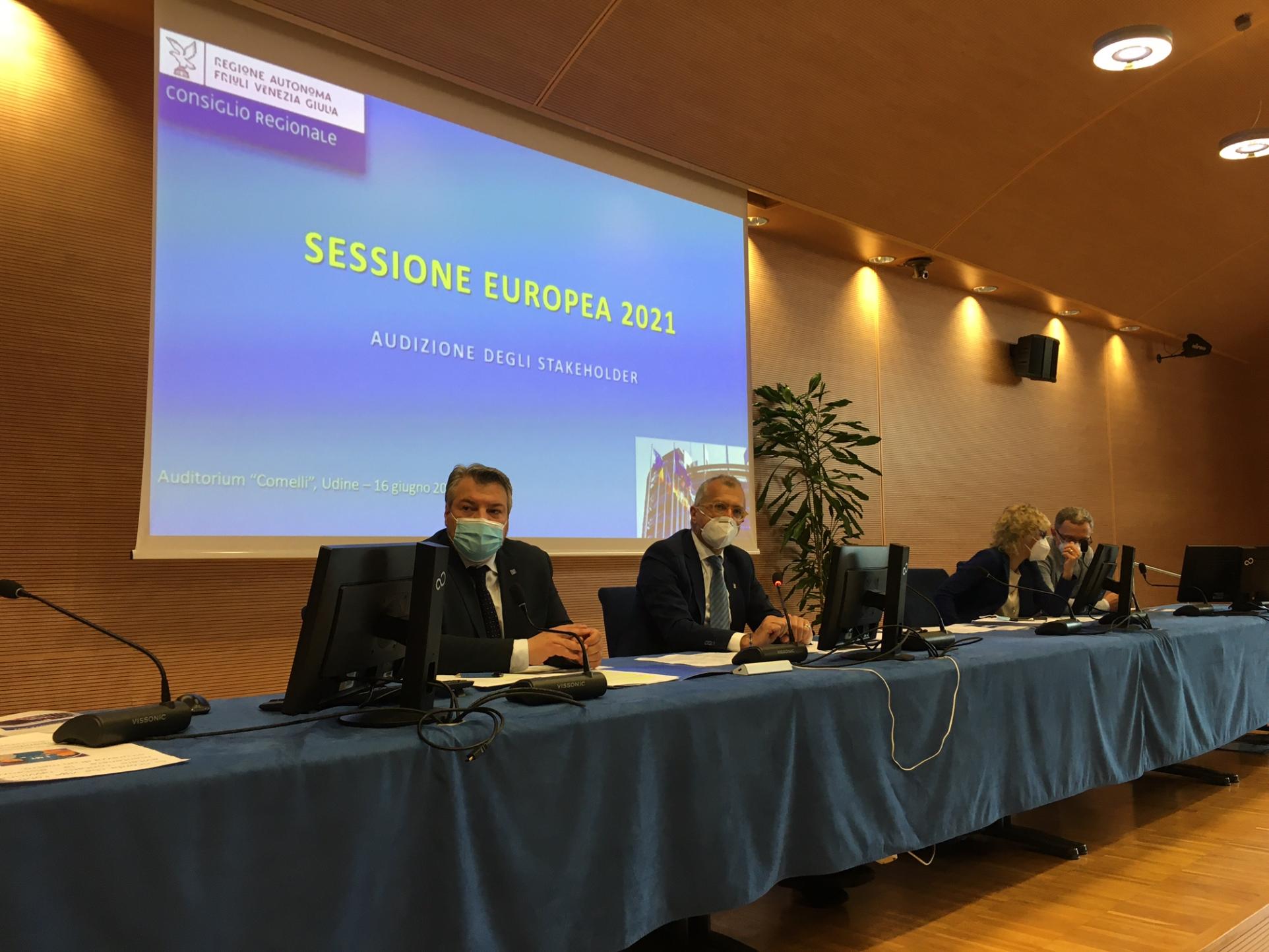 Tavolo Sessione Europea