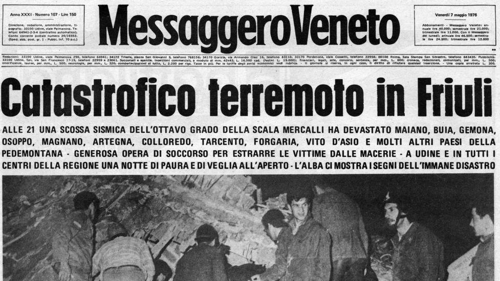 Terremoto in Friuli