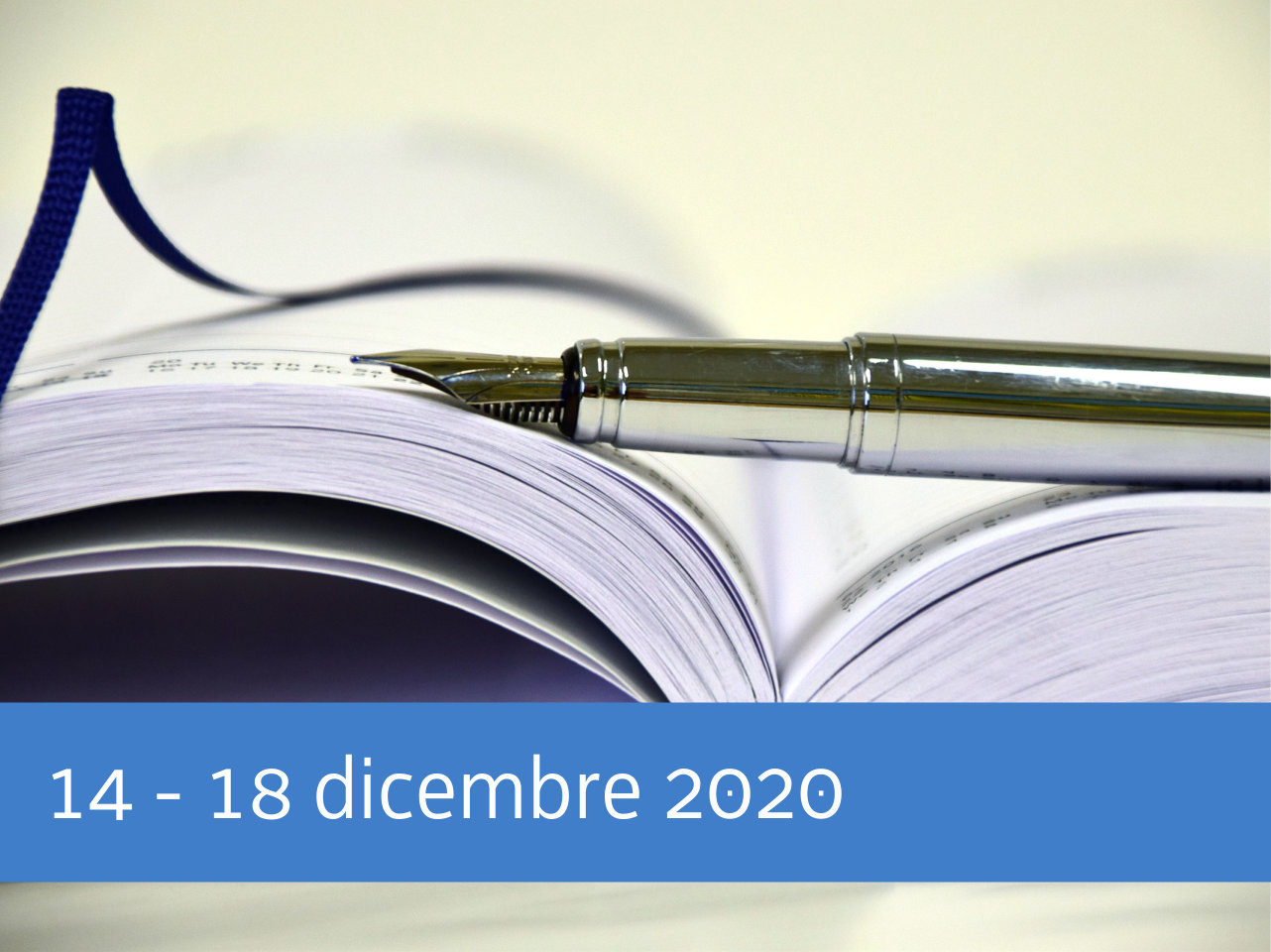 La settimana in Consiglio dal 14 al 17 dicembre 2020