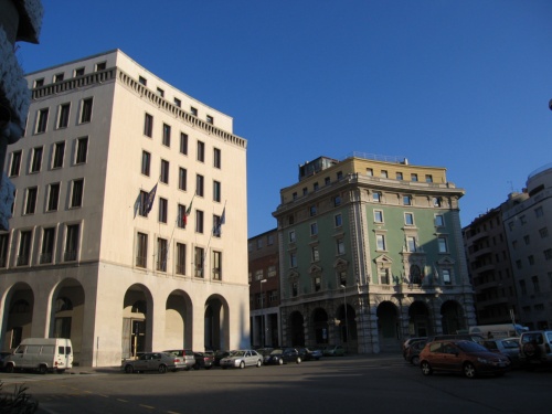 I palazzi del Consiglio regionale in piazza Oberdan a Trieste (foto CR) 