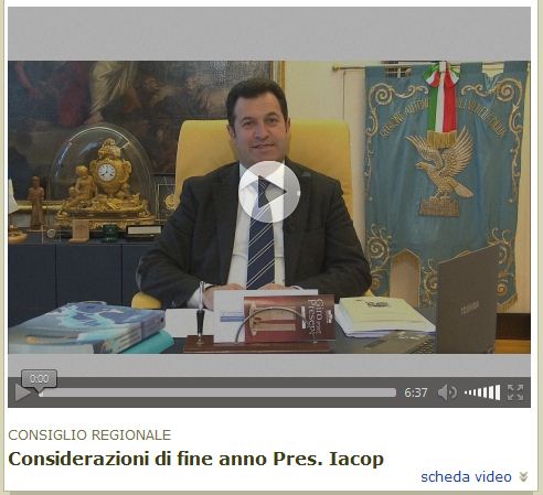 Franco Iacop, Presidente del Consiglio regionale