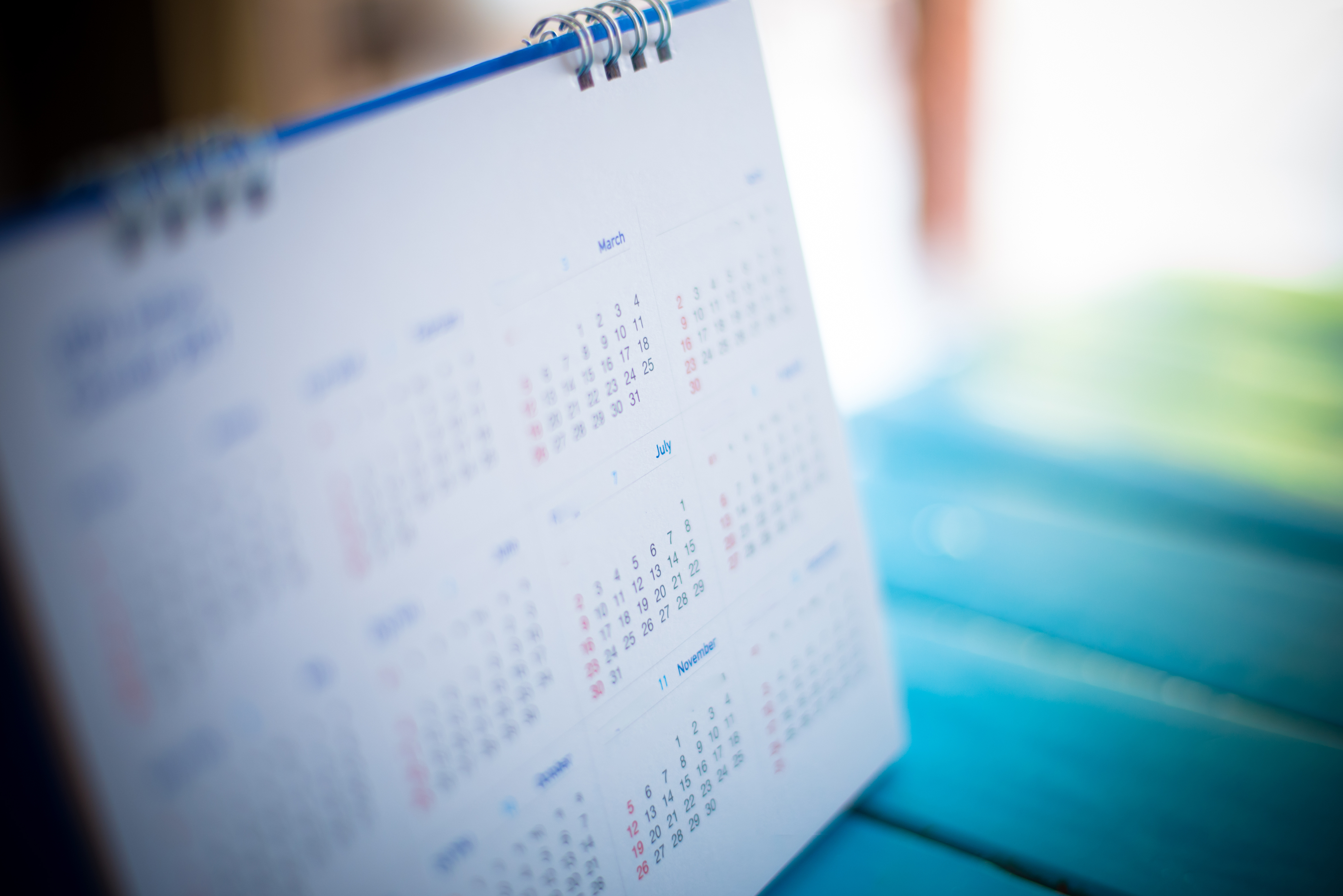 Calendario (immagine di repertorio)