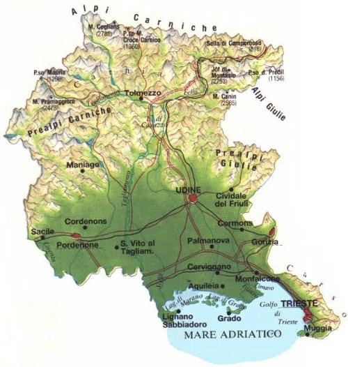 La regione Friuli Venezia Giulia