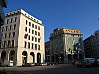 Le sedi consiliari in piazza Oberdan a Trieste