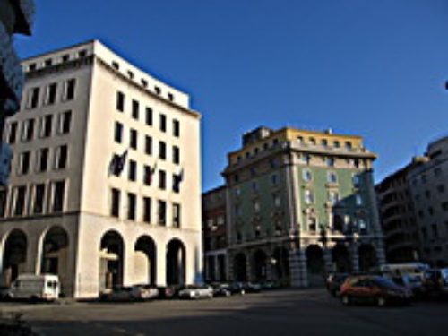 Le sedi consiliari in piazza Oberdan a Trieste