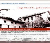 30° Anniversario del terremoto del Friuli